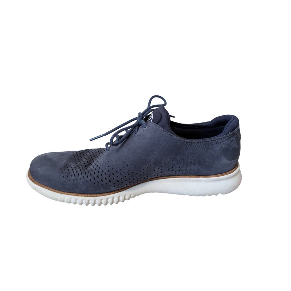 Cole Haan Zerogrand wingtip boat shoe, Men's size 10.5, Blue, lightweight;